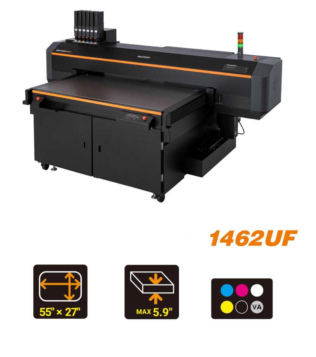 MUTOH Europe nv, MUTOH XpertJet 1462UF A1+ boyutlu flatbed baskı